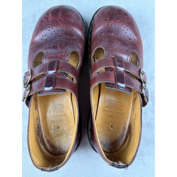 Dr. Martens Shoes - Dr Martens 8065 Vintage Made in England Leather Mary Jane Shoes 7 UK 9 US